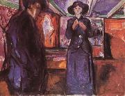 Edvard Munch Female and Male oil